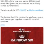 KFC“吃鸡”游戏哪家强？ 育碧《彩六》他最棒！
